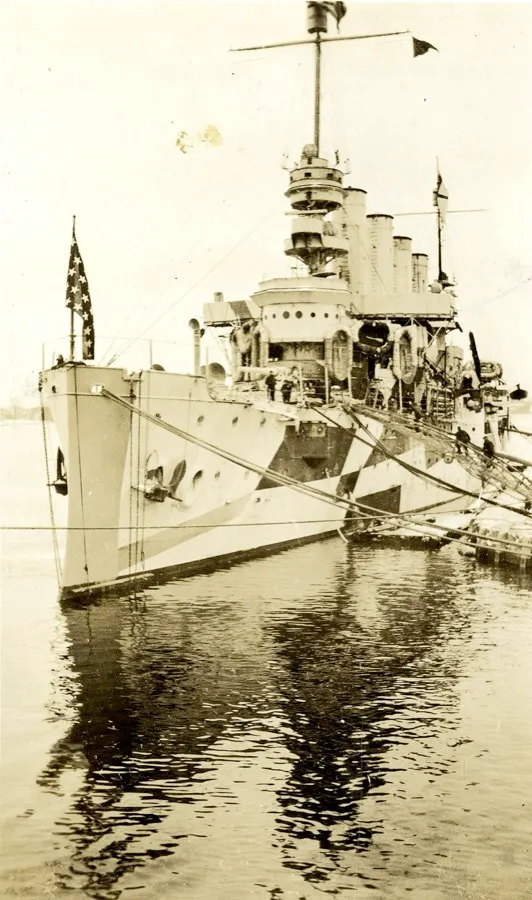 Troop ships crossing the oceans during World War I were under constant threat of attack by German submarines.