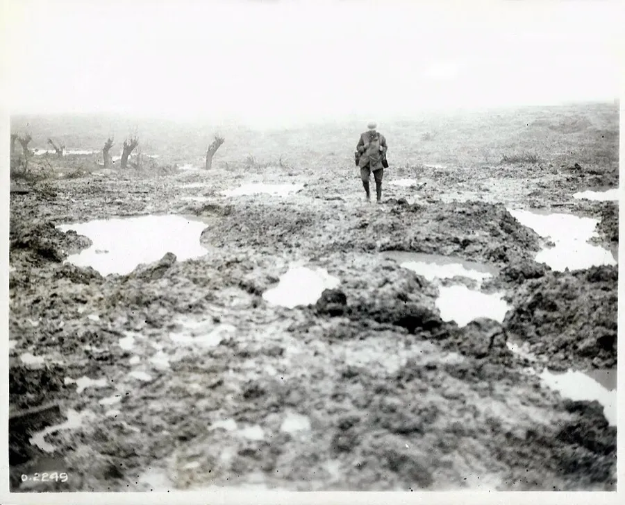 The mud at Passchendaele slowed all movement to a crawl, and left advancing troops exposed to enemy fire for longer periods of time during a