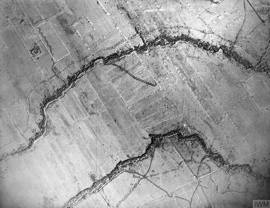 Aerial Photography on the Western Front, 1916.