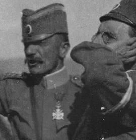 Field Marshal Živojin Mišić at his command post, about 1914